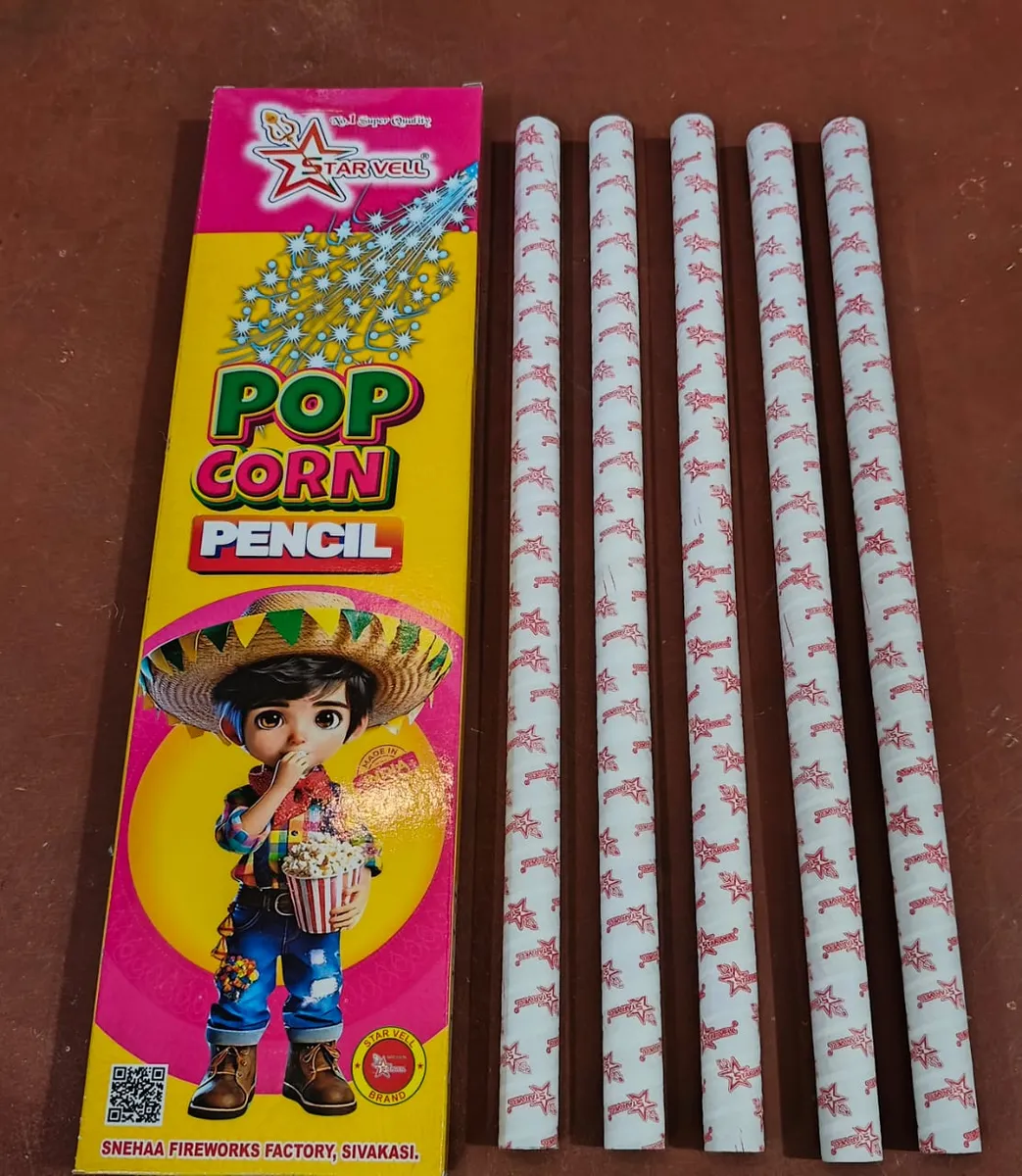 Pop Corn Pencil (5pcs)